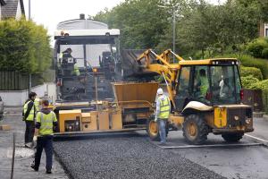 Road resurfacing